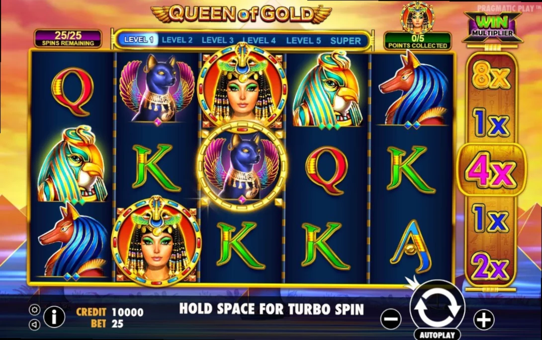 Queen of Gold by Pragmatic Play